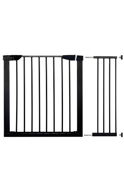 SERSIMO Poarta de siguranta Safety Gate pentru scari, ajustabila 103-110 cm, din otel, neagra