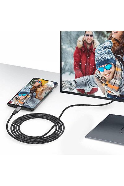 SBS كابل USB TECABLETCCVIDEOW بطول 1 متر USB 3.2 الجيل الأول (3.1 الجيل الأول) USB C