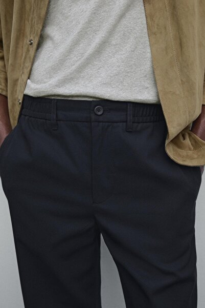 Massimo Dutti %100 pamuklu jogger fit pantolon