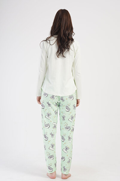 Vienetta Secret Vienetta Pure Love Cotton Pajamas Light Green