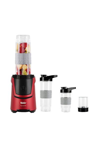 Fakir Dynamic Kişisel Smoothie 2 In 1 600W Öğütücü Kırmızı Blender