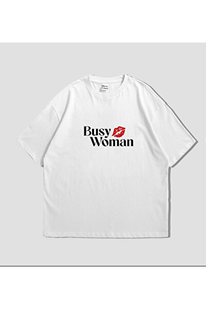 Marco Fresco Tricou oversize cu imprimeu Busy Woman