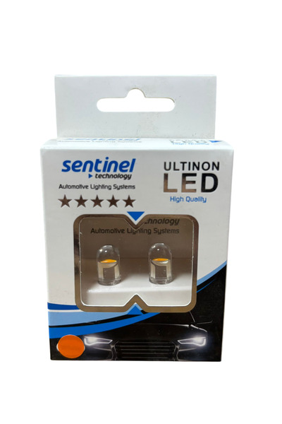 Sentinel T10 12 Volt Turuncu Camlı Park Plaka Ampulü 2 Adet Fiyatı