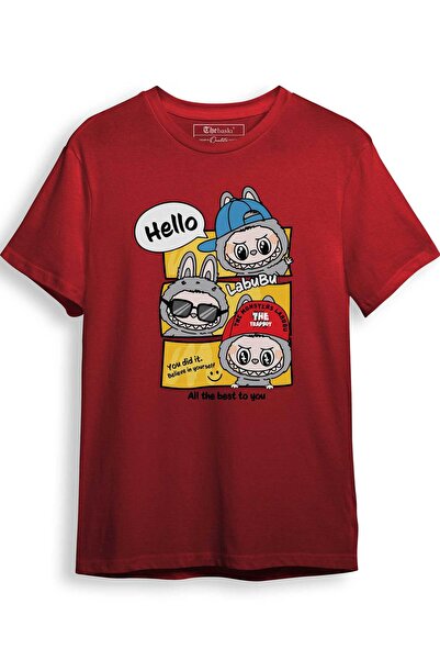 The Baski Tricou premium din bumbac 100% imprimat cu figurine de bebeluși