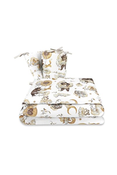 Qmini Κλινοσκεπάσματα αγκώνων 3 τεμαχίων, Qmini, Για αγκώνα 140x70 cm, Με πλε...