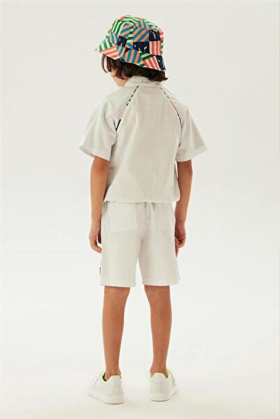 Nebbati Boy White Jacket