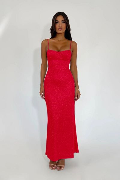 MAYHOŞ BUTİK Women's Glitter Dress