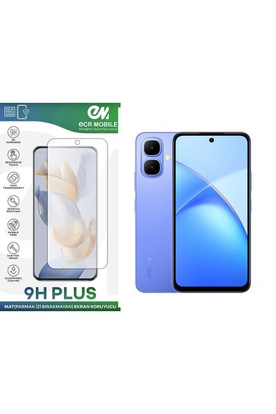 Ecr Mobile واقي شاشة متوافق مع هاتف Infinix Smart 10 غير لامع وخالي من بصمات الأصابع ومرن نانو غير قابل للكسر
