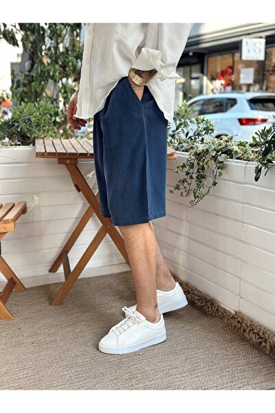 TÜZeMEN Modal Kumaş Bermuda Şort Kapri