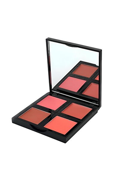 Red Apple لوحة أحمر الخدود الكريمي - 4 درجات مع كونتور