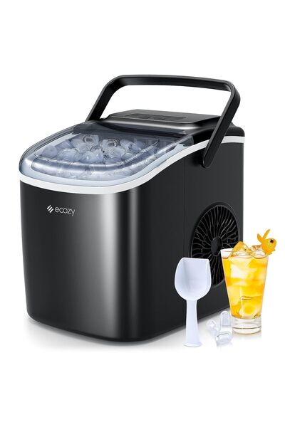 SHEWOW صانعة الثلج المحمولة ecozy - 9 مكعبات ثلج في 6 دقائق