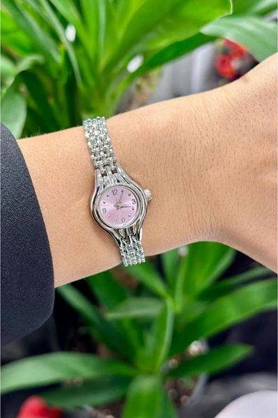 SPECTRUM PREMİUM Spectrum Mini Minimal Case Round Dial Metal Band Women Wrist Watch