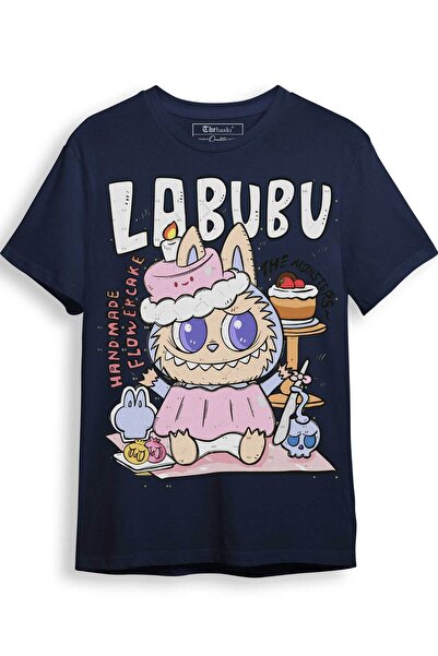 The Baski Tricou premium din bumbac 100% cu imprimeu Labubu Çirkin Oyuncak