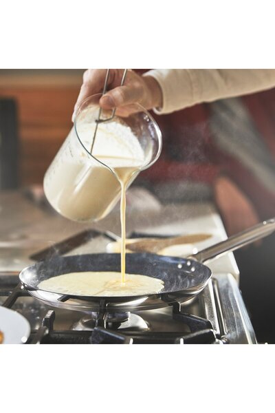 IKEA 365+ Crepe/Pancake Pan, Stainless Steel/Non-Stick, 24 cm