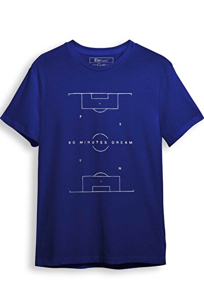 The Baski Tricou premium din bumbac 100% imprimat imaginativ de meci pe teren de 90 de minute