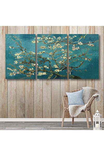 4gdran ثلاث لوحات قماشية بتصميم مودرن مع برواز أسود مجوف