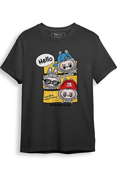 The Baski Tricou premium din bumbac 100% imprimat cu figurine pentru bebeluși...