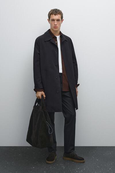 Massimo Dutti Pamuklu slim fit pantolon