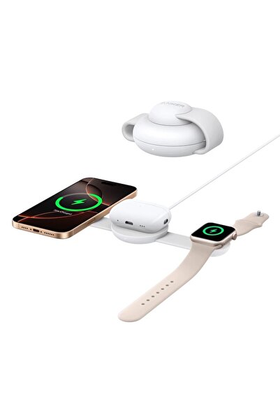Danex Încărcător MagSafe pentru telefon Apple/Pods/Watch, 15W, L78, alb