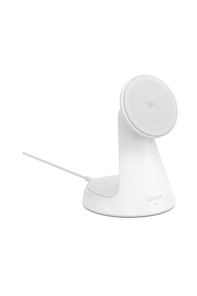 Anker MagGo 2 in 1 Wireless Charger with dock stand White