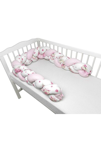 MimiNu Protectie laterala, MimiNu, Pentru patut bebe, Tip Bumper impletit, Din bumbac