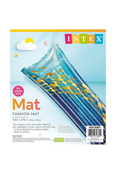 Intex Floral Mattress, Multi-Coloured 183x69 cm