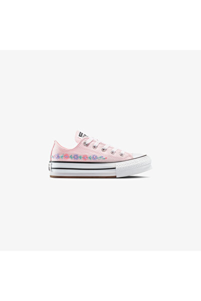 Converse Chuck Taylor All Star Platform Florals Çocuk Pembe Sneaker