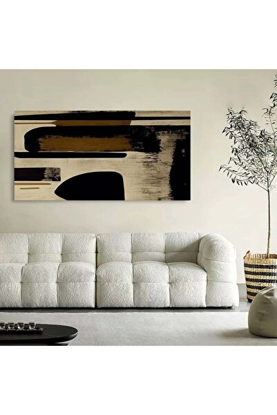 SND لوحة قماشية مودرن بتصميم الفن البوهيمي مع برواز خشبي مخفي