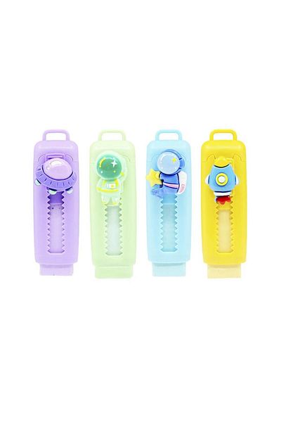 Mikro Space Sliding Eraser (Er-4514) 4 Pieces