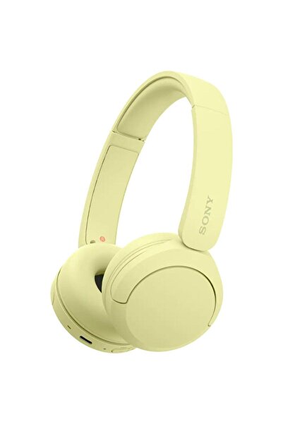 Sony سماعة رأس لاسلكية WH-CH520/Y باللون الأصفر