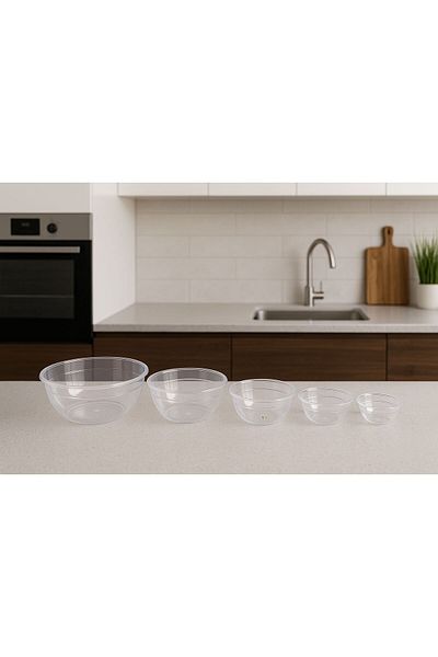 Kitchen Line Transbowl 5-Piece Multi-Purpose Kitchen Container Badya Set