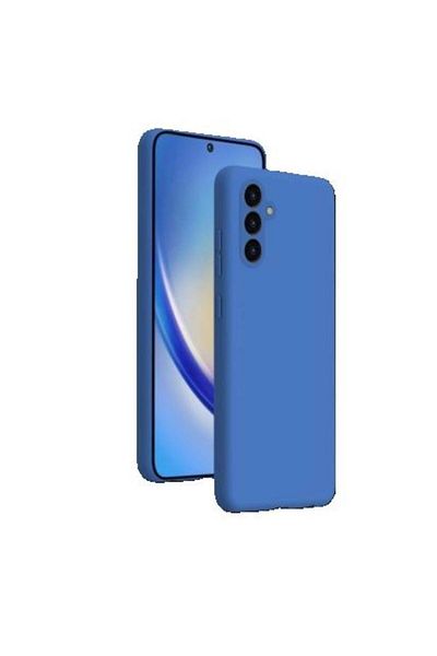 Force جراب Bigben Coque لهاتف Samsung G A35 من السيليكون الناعم باللون الأزرق