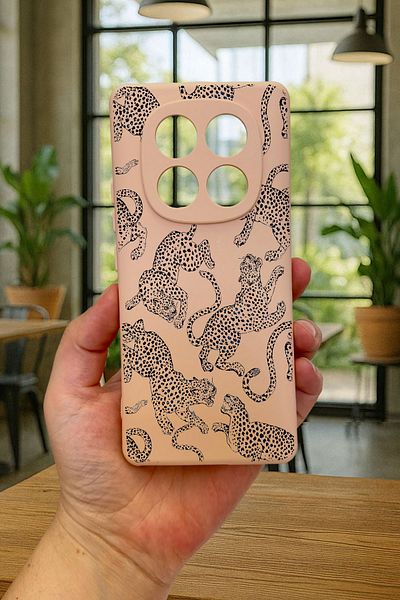 Vip Case Xiaomi Redmi Note 14 Pro 5G LEOPARD مطبوع من السيليكون الممتص للصدمات حافظة مطاطية كلاسيكية محمية 277