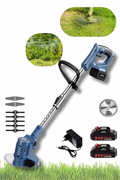 Spech Power Akülü Şarjlı Kenar Ot Çalı Çim Biçme Tırpan Makinesi 798 Vf 25 Ah...