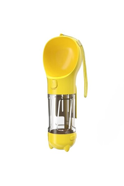 onix Dispenser for Food/Water Cats/Dogs Onix, 9.5x9.5x26.5cm, Yellow
