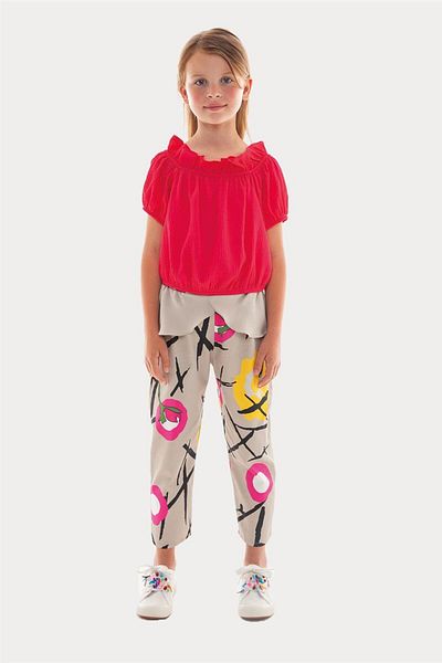 Lia Lea Girl Beige Trousers
