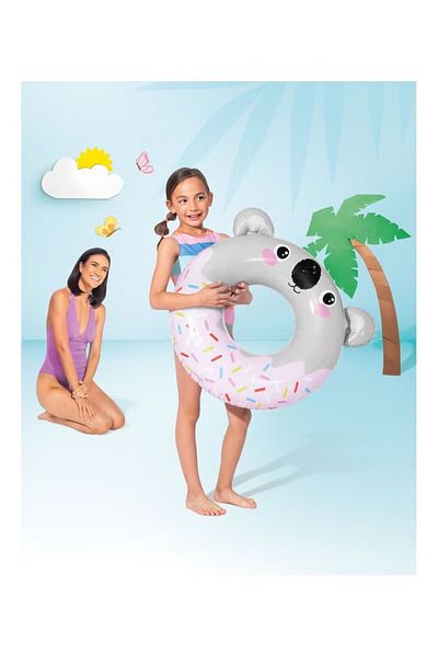 Intex حلقة سباحة جديدة قابلة للنفخ على شكل حيوان لطيف – 76 سم