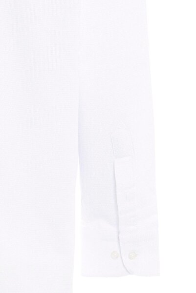 SÜVARİ White regular armhole classic collar shirt