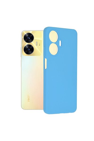 OEM Husă de protecție cu stil avansat pentru Realme C55, B1073, silicon, albastră