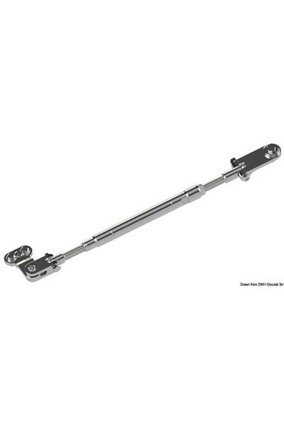 OSCULATI Tijă de cuplare dublă pentru direcție hidraulică, 660-813 mm, oțel inoxidabil