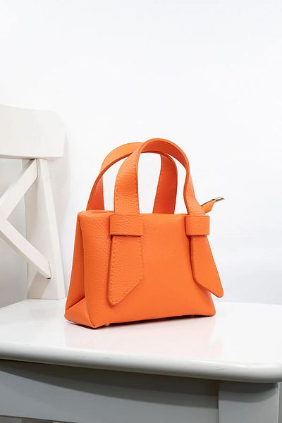 glowfit Women's Orange Double Handle Strap Shoulder Bag