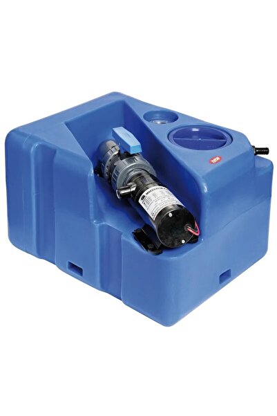 OSCULATI Wastewater Tank, Horizontal Soak, 60 L, 25 mm, 24 V