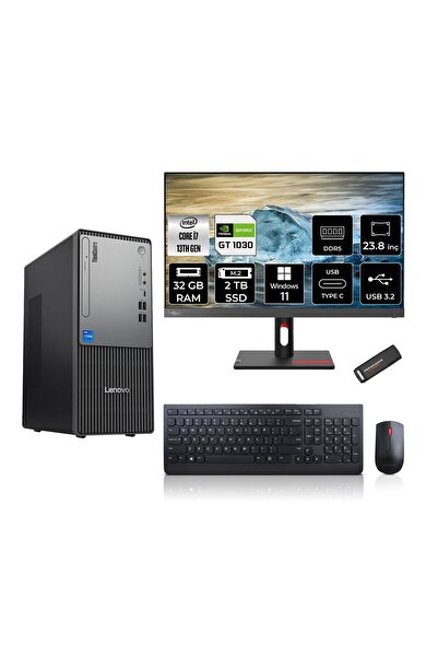 LENOVO ThinkCentre Neo 50T G5 i7 13700 32GB 2TB SSD GT1030/4GB 23.8" FHD W11H...