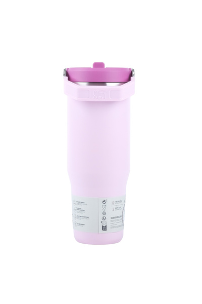 Stanley Iceflow Flip Straw Pipetli Termos Bardak 0,89 Lt Pembe