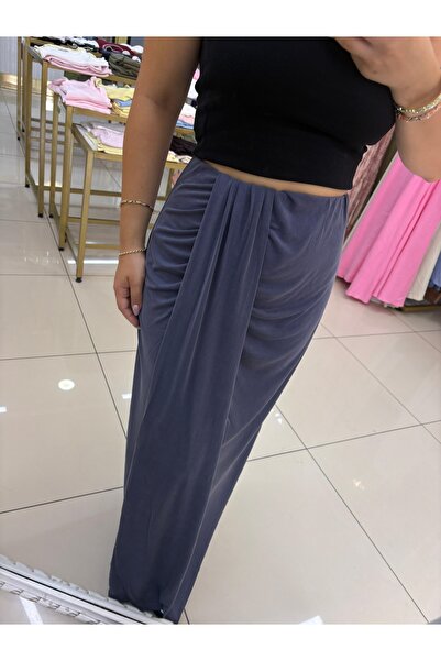 LİSAA BUTİK Fusta lungă pentru femei, cu șnur în talie