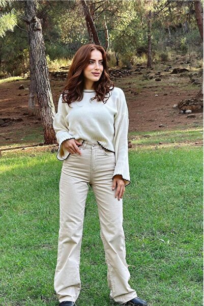 OurStyles A.U.R.A >>>Y.E.N.İ S.E.Z.O.N ^^KADIN^^ Wide Leg Jean Yüksekbel Pala...