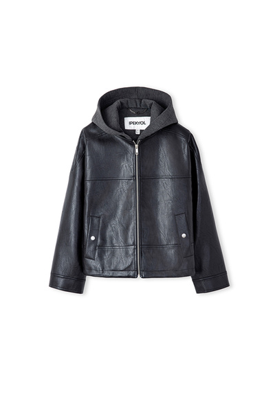 İpekyol Fabric Mix Colorblock Coat