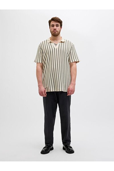 Jack & Jones JACK JONES Keten Rahat Kesim Erkek Pantolon 12274977