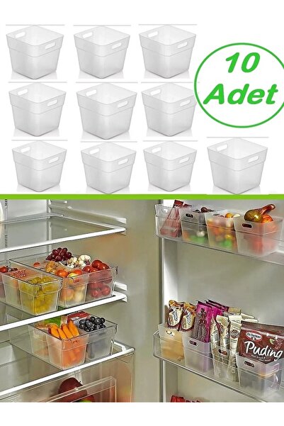 Carat Home منظم غطاء الثلاجة 10 قطع| منظم الثلاجة ومنظم الحمام