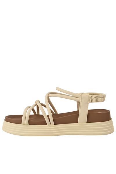 Gryxx Sandale casual, femei, GRYXX, 9609B, crem, piele, platformă 40